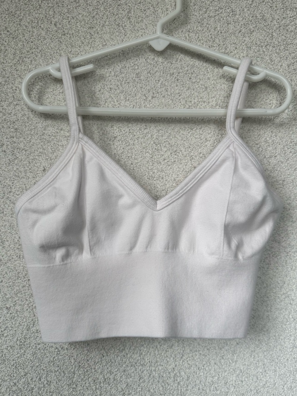 Alo Yoga Seamless Delight Bralette, White, XS/S